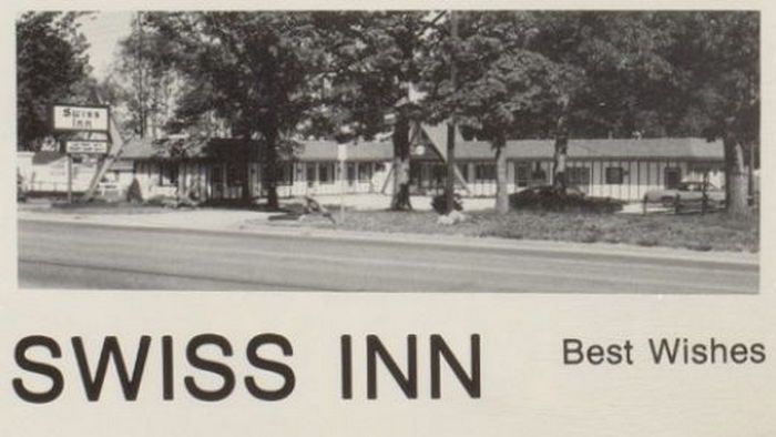 Swiss Inn (Vina Del Mar Motel) - Vintage Yearbook Ad